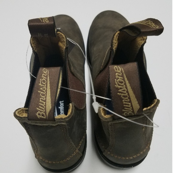 New Blundstone 585 Rustic Brown Chelsea Boots - Picture 5 of 7